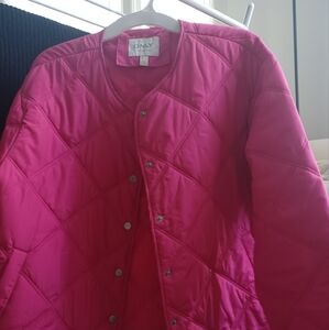 Women's Pink Puffer Jacket